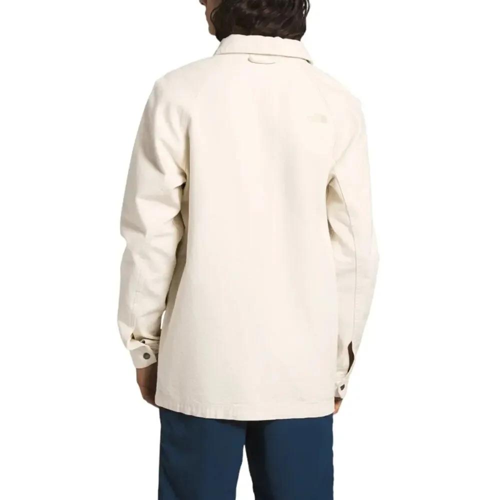The North Face Men's Outlander Canvas‎ Utility Jacket Cream Pockets Workwear M